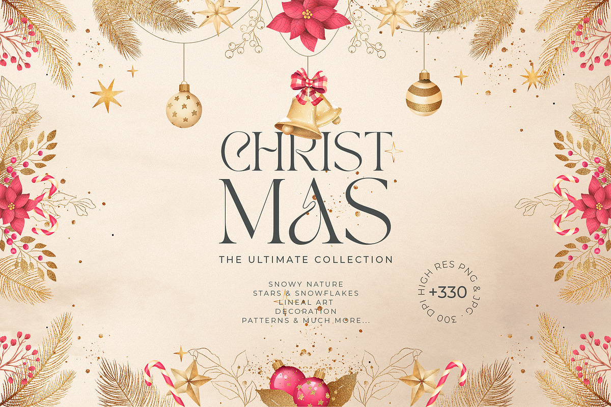 Christmas Illustration Bundle, a Decorative Illustration by CarmineType (Photo 13 of 13)