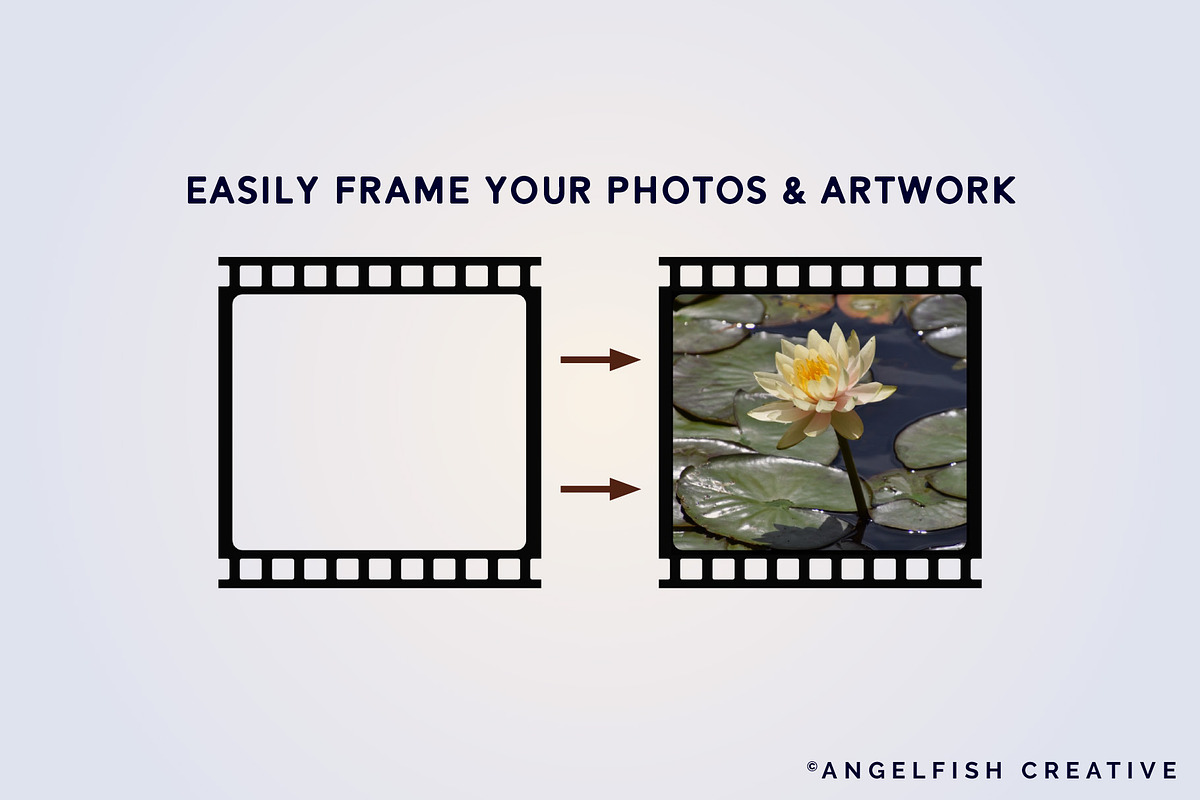 Film Strip Brush Set for Procreate, a Brush Add-On by AngelfishCreative (Photo 7 of 8)