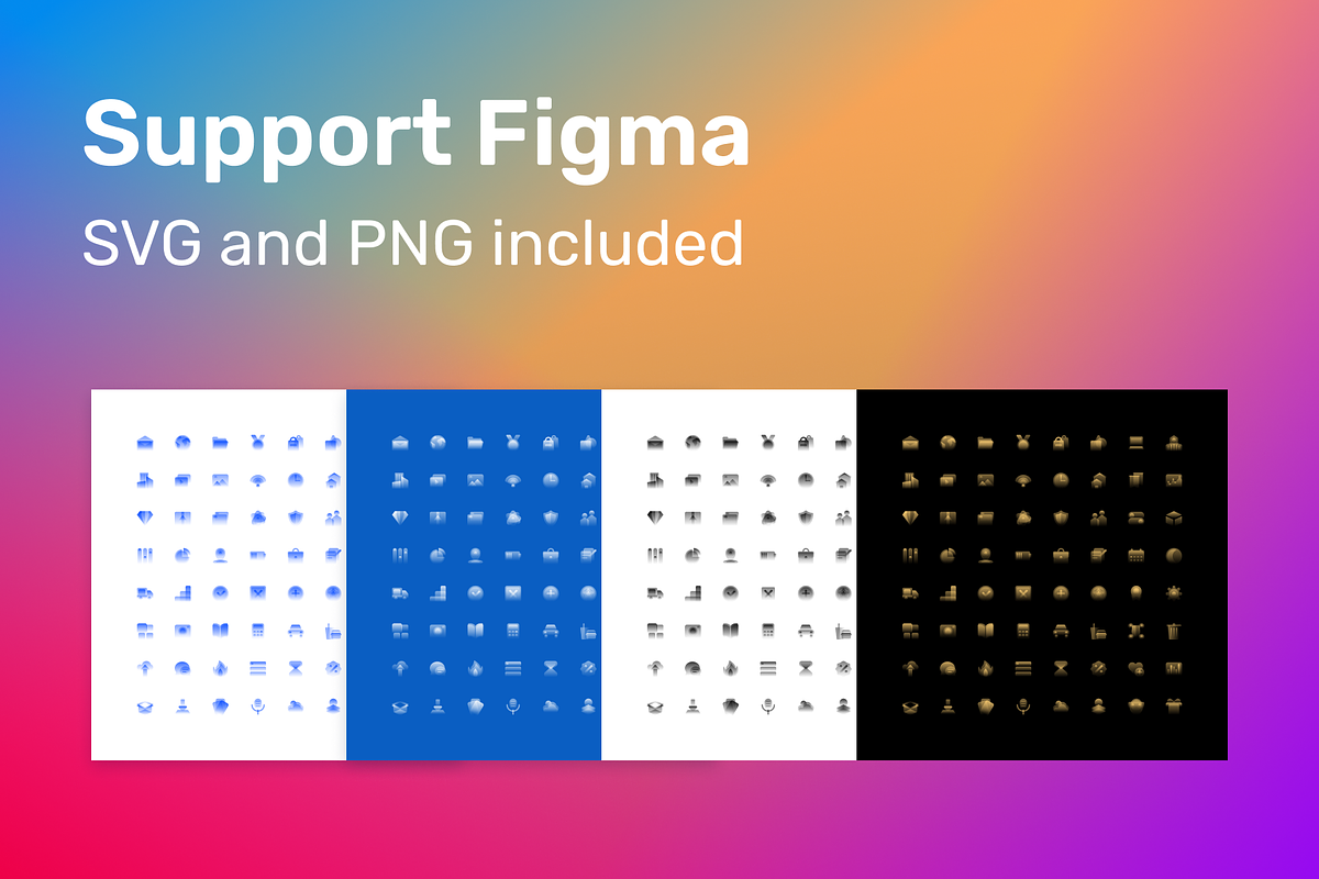 Glassy Icons Pack — 200+ Figma + SVG, a Solid Icon by Amazing Custom Icons (Photo 6 of 6)