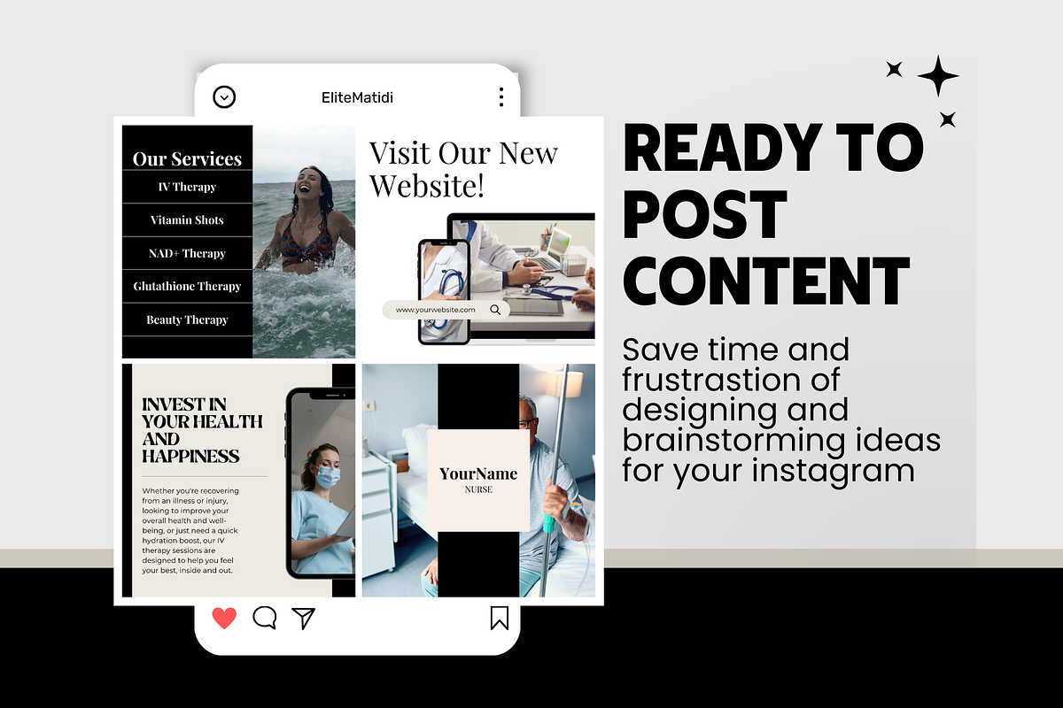 Iv Therapy Instagram Post Template preview 4