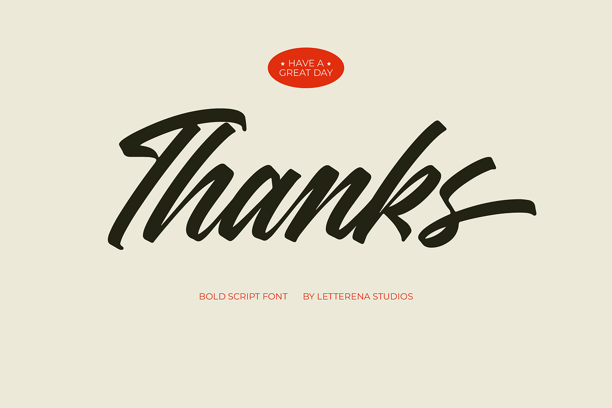 Madena Vintage Bold Script Font, a Script Font by Letterena Studios Script (Photo 20 of 20)
