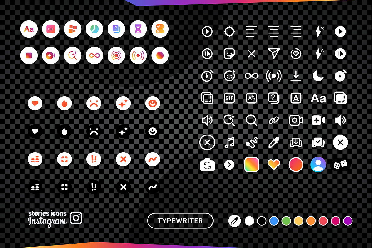 Instagram Screens Templates Bundle, a Social Media Template by karnofff (Photo 10 of 26)