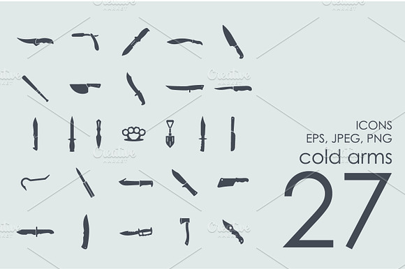 27 Cold Arms Icons