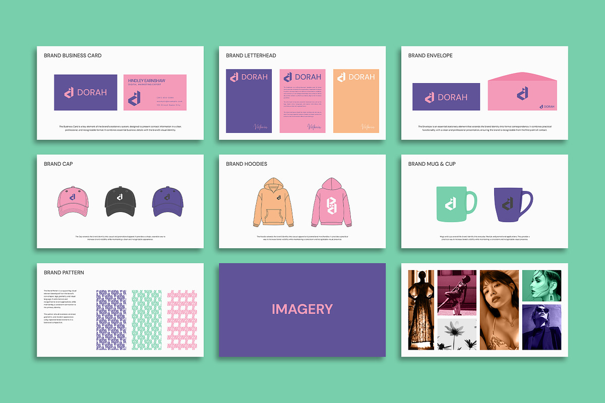 DORAH | Brand Identity & Brand Book, a Branding & Logo Template by Artisan Vibes (Photo 9 of 9)