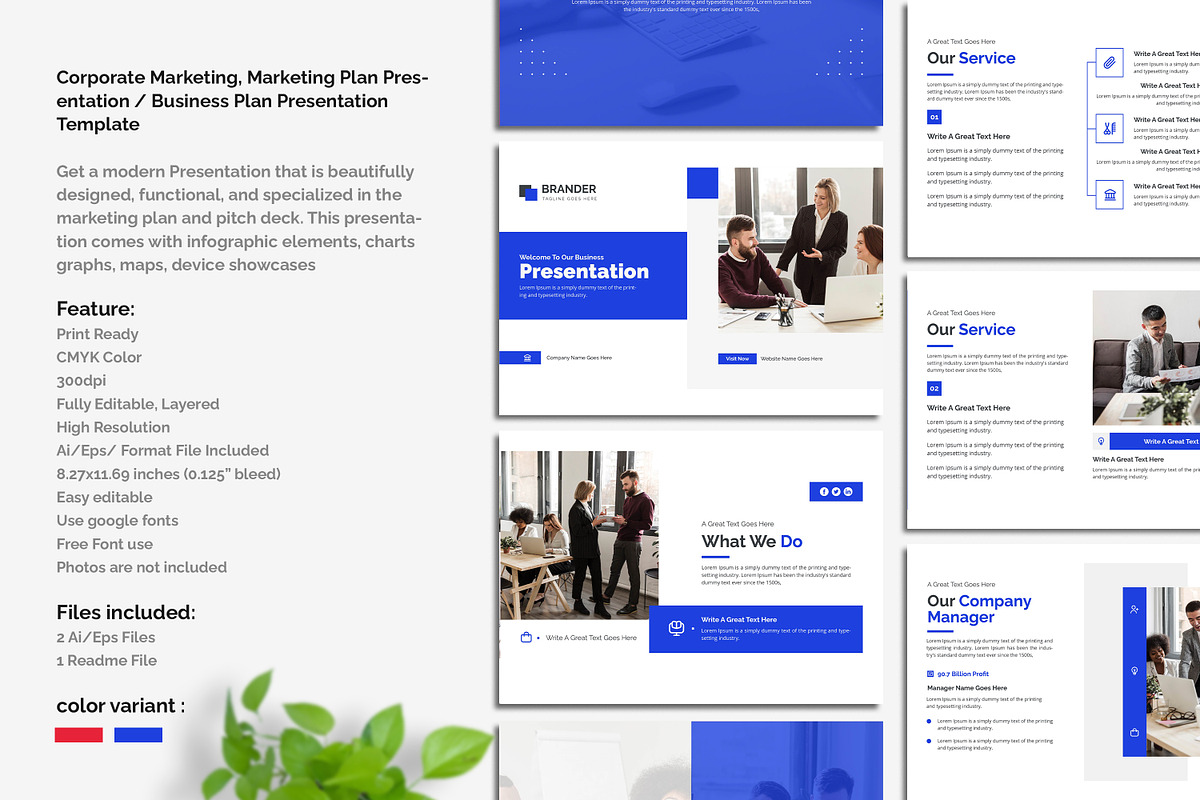 Corporate Business Presentation, a Presentation Template by creative-mint (Photo 3 of 8)