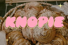 Knopie - Playful Balloon Y2K Font