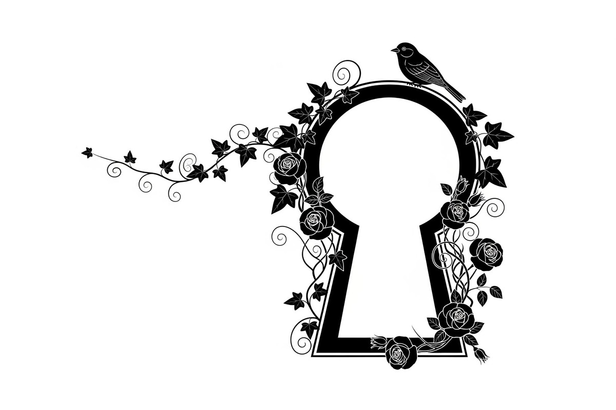Floral Keyhole Frame SVG Bundle, an Illustration by Designs_River (Photo 27 of 31)