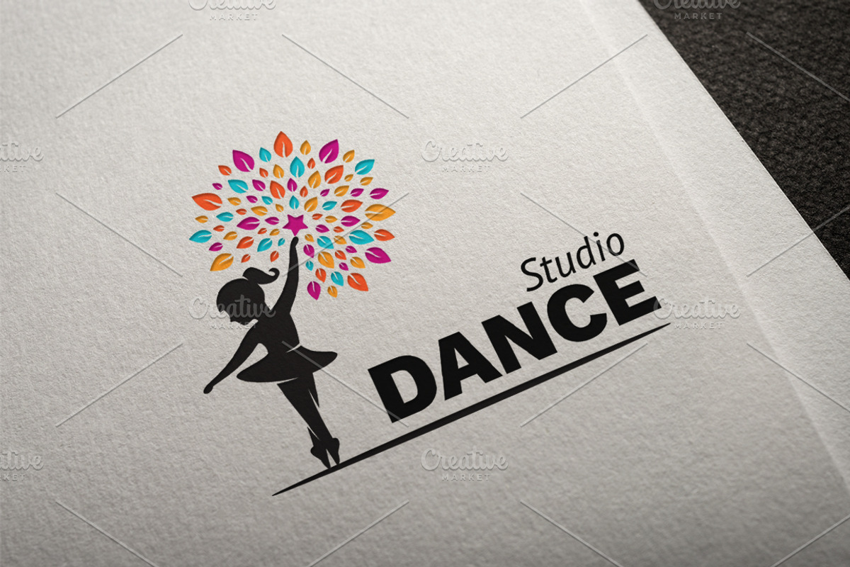 Dance Studio Logo Template, a Branding & Logo Template by tetiana.svirska (Photo 3 of 4)