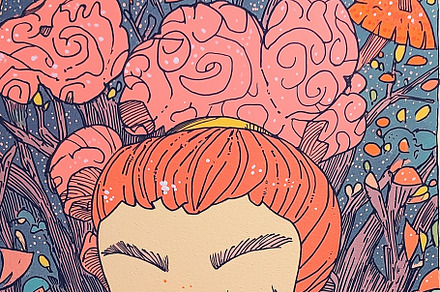 Comic book redheaded teenage girl, a Person Illustration by Sybillla
