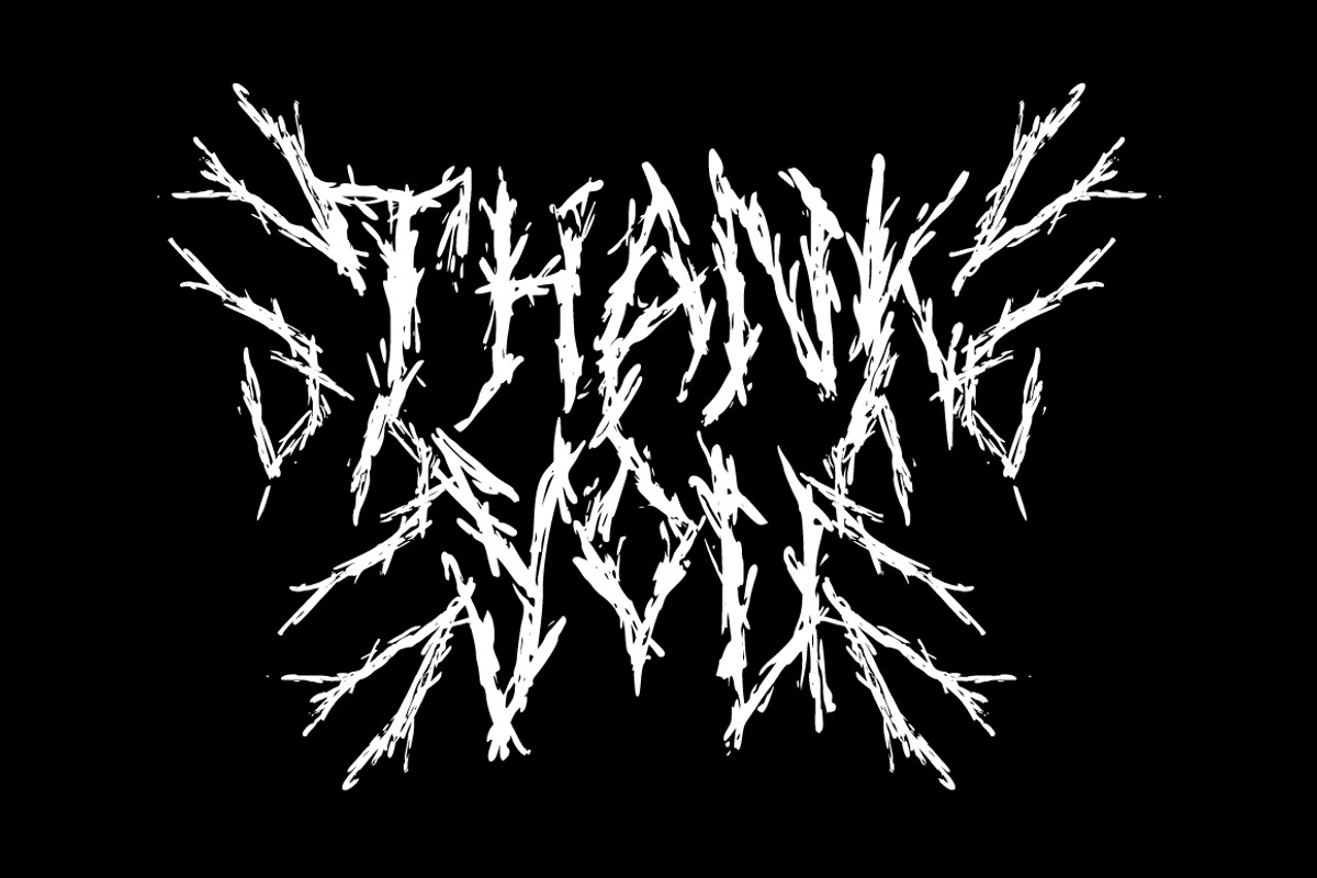 School Silence - Death Metal Font, a Blackletter Font by tebaltipislab (Photo 12 of 12)