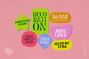 Pink Crestelle Font on Sale, a Slab Serif Font by creativemedialab (Thumbnail 8 of 17)