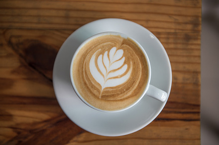 Latte art coffee featuring latte, coffee, and art