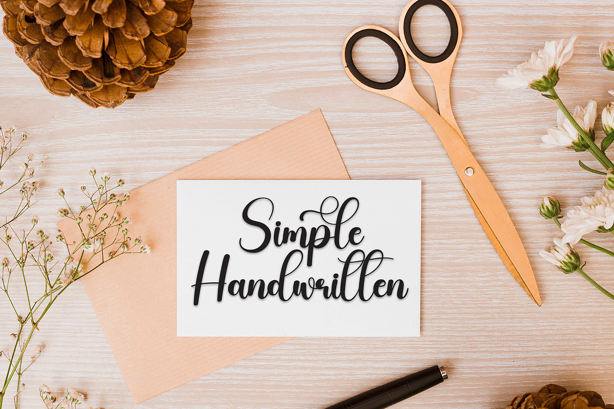 Pumpkin | Script Font, a Handwritten Font by Scratchones (Photo 5 of 9)