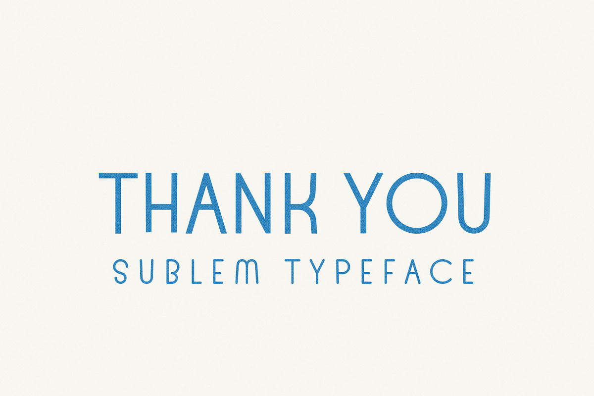 Sublem Monoline Typeface, a Sans Serif Font by Typebae (Photo 7 of 7)