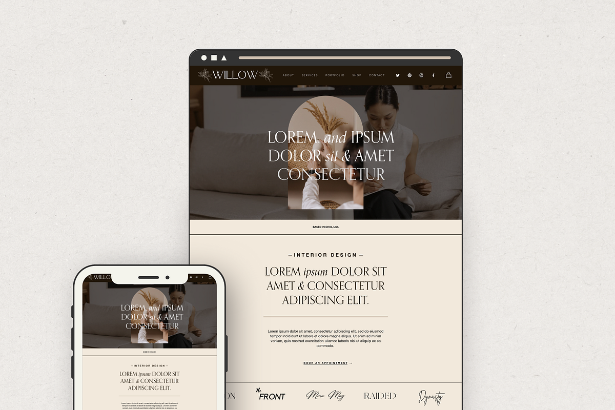Squarespace 7.1 Website Template, a Squarespace Template by The Lone Crowd (Photo 4 of 7)