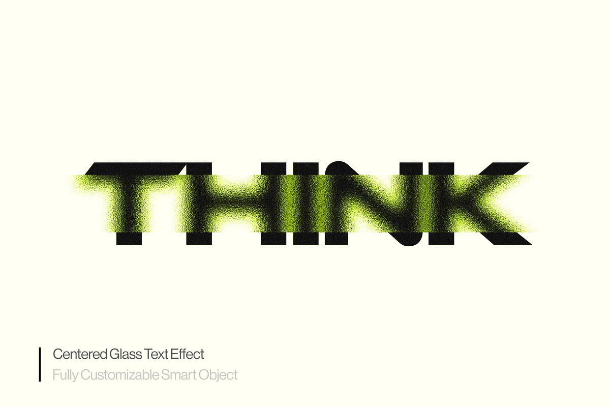 Centered Glass Text Effect (PSD), a Layer Style Add-On by Posterfello (Photo 1 of 3)