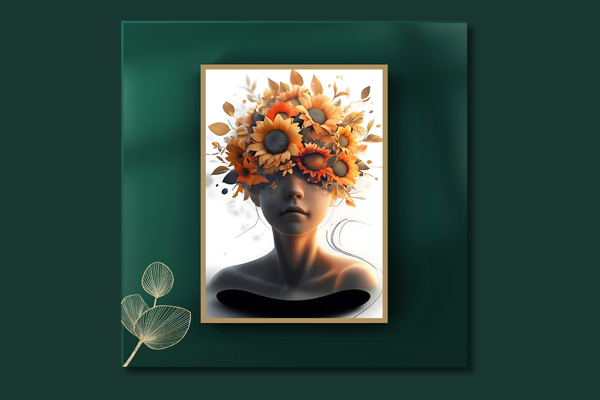 Abstract Floral Wall Art, an Abstract Photo by FakhiiDesigns (Photo 3 of 4)