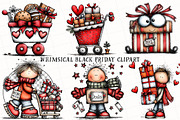 Whimsical Black Friday Clipart, an Illustration by OK Design (Thumbnail 2 of 6)