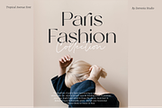 Tropical Avenue, a Sans Serif Font by zeenesia (Thumbnail 3 of 18)