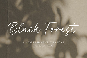 Black Forest - Handwritten Font