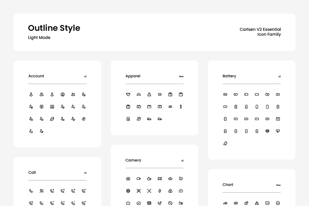Carlsen V2 Essentials Icon Library, an Outline Icon by DailyYouth (Photo 12 of 21)