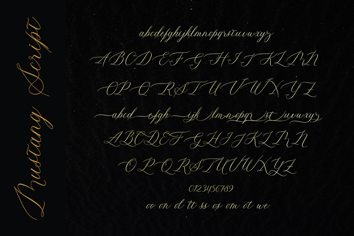 Mustang Script preview 7