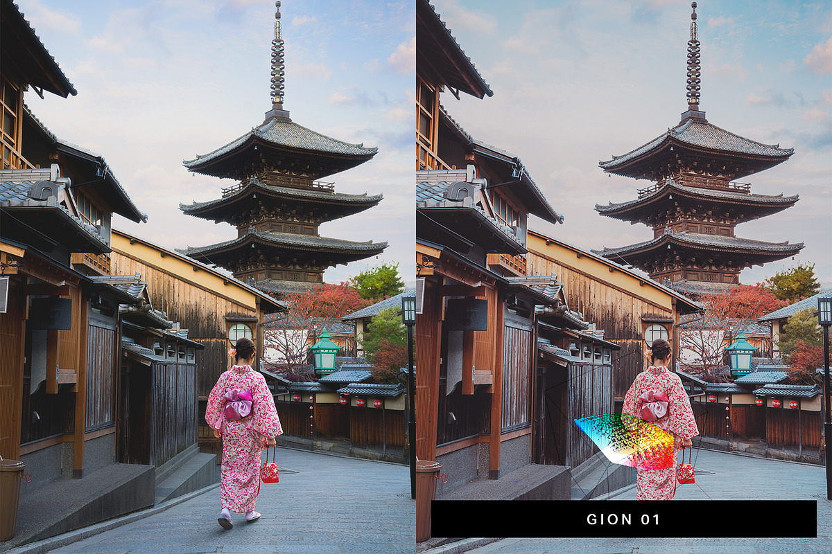 50 Kyoto Lightroom Presets and LUTs, a Preset Add-On by SparkleStock (Photo 3 of 10)