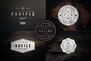 Vintage Logo Set:  Volume Two, a Branding & Logo Template by Hustle Supply Co. (Thumbnail 1 of 5)