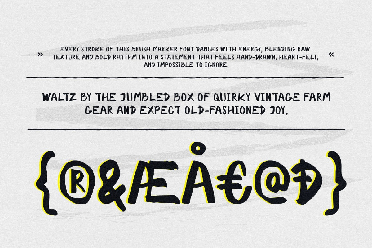 Farkerush, a Handwritten Font by graphicook (Photo 7 of 10)