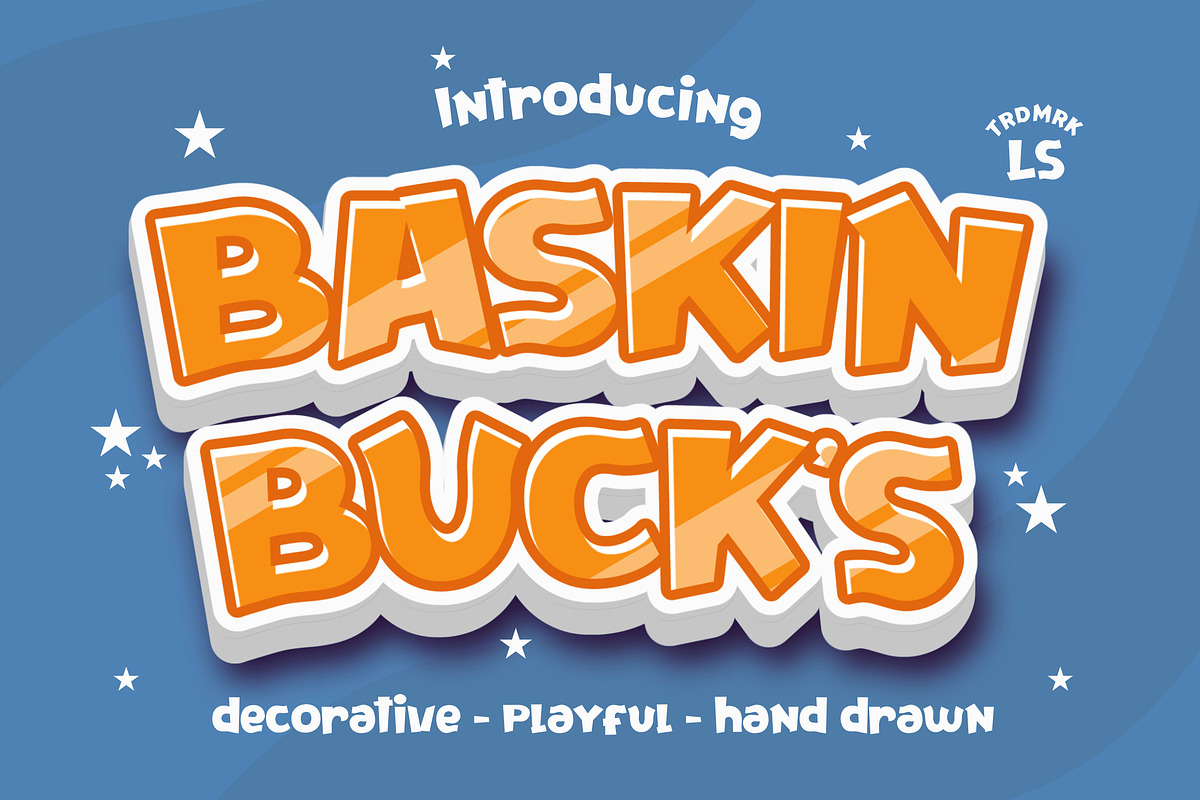 Baskinbucks, a Serif Font by LetterStock (Photo 1 of 6)