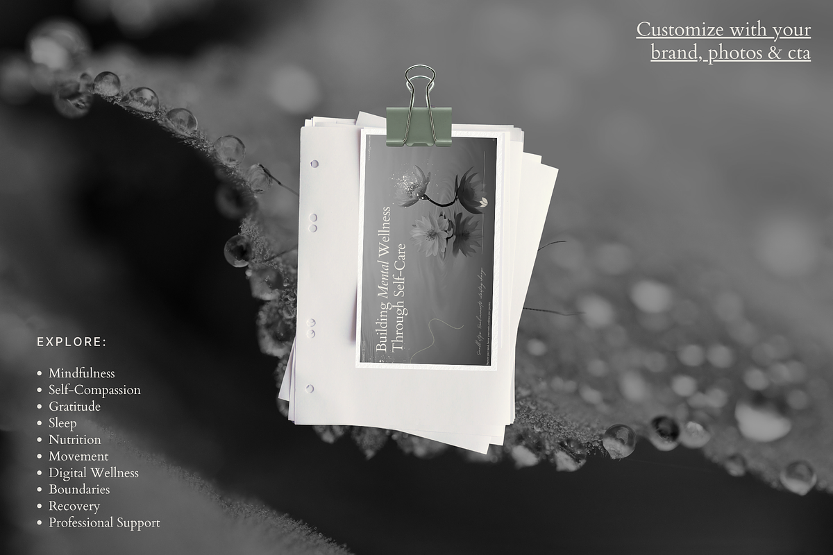Mental Wellness Guide & Deck, a Presentation Template by Make It Yours Lab. (Photo 10 of 18)