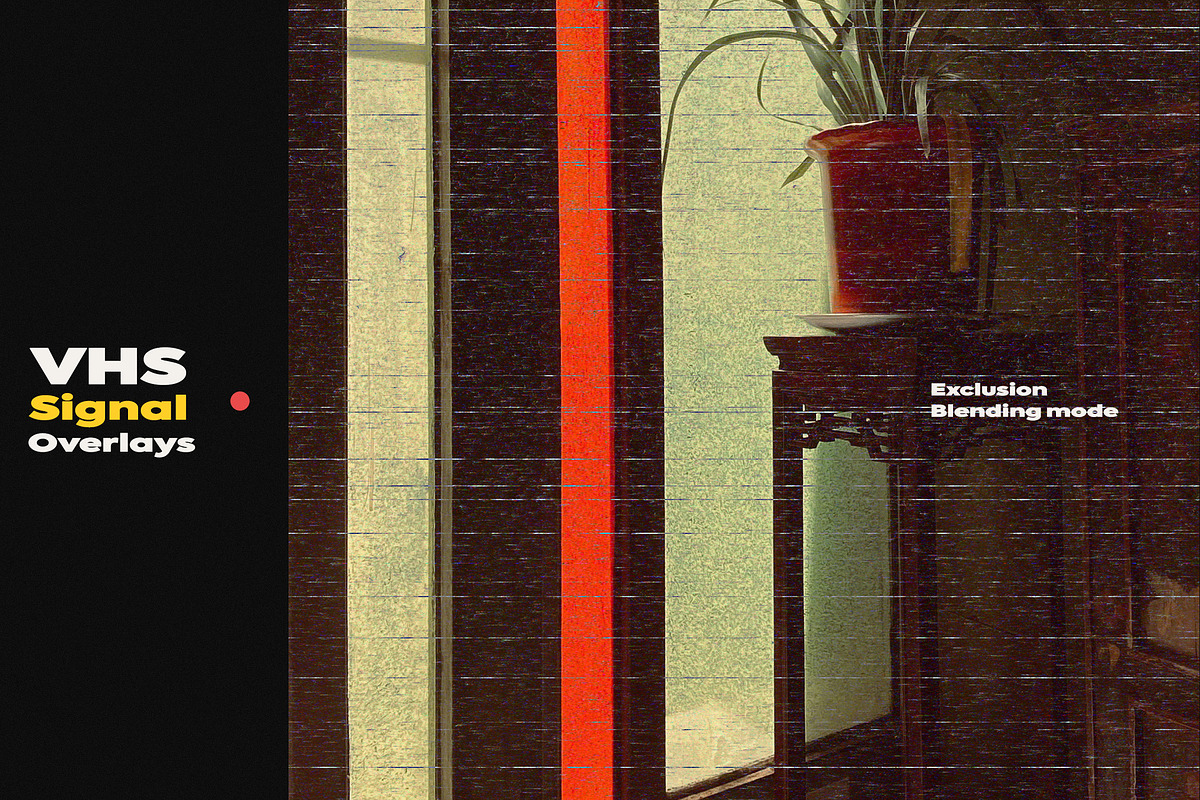 VHS Signal Overlays, a Texture Graphic by Freezerondigital (Photo 4 of 11)