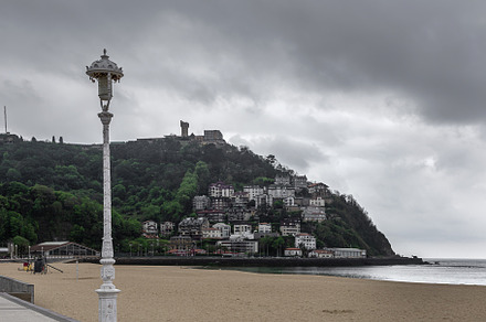 Shell beach in San Sebastian, a Holiday Photo by huertas19