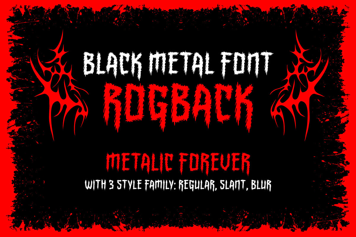 Rogback - Black Metal Font, a Blackletter Font by productype1 (Photo 8 of 10)
