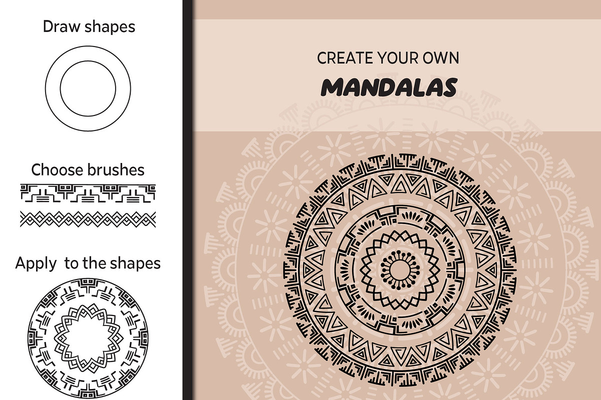 110 Ethnic Pattern Brushes, a Brush Add-On by Elinorka (Photo 5 of 10)