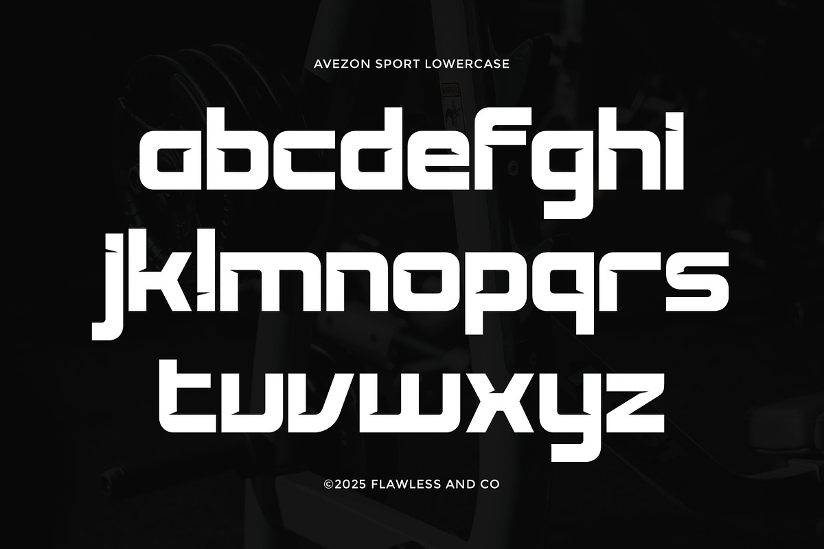 Avezon - Sport Display Font, a Font by Flawless And Co (Photo 8 of 10)