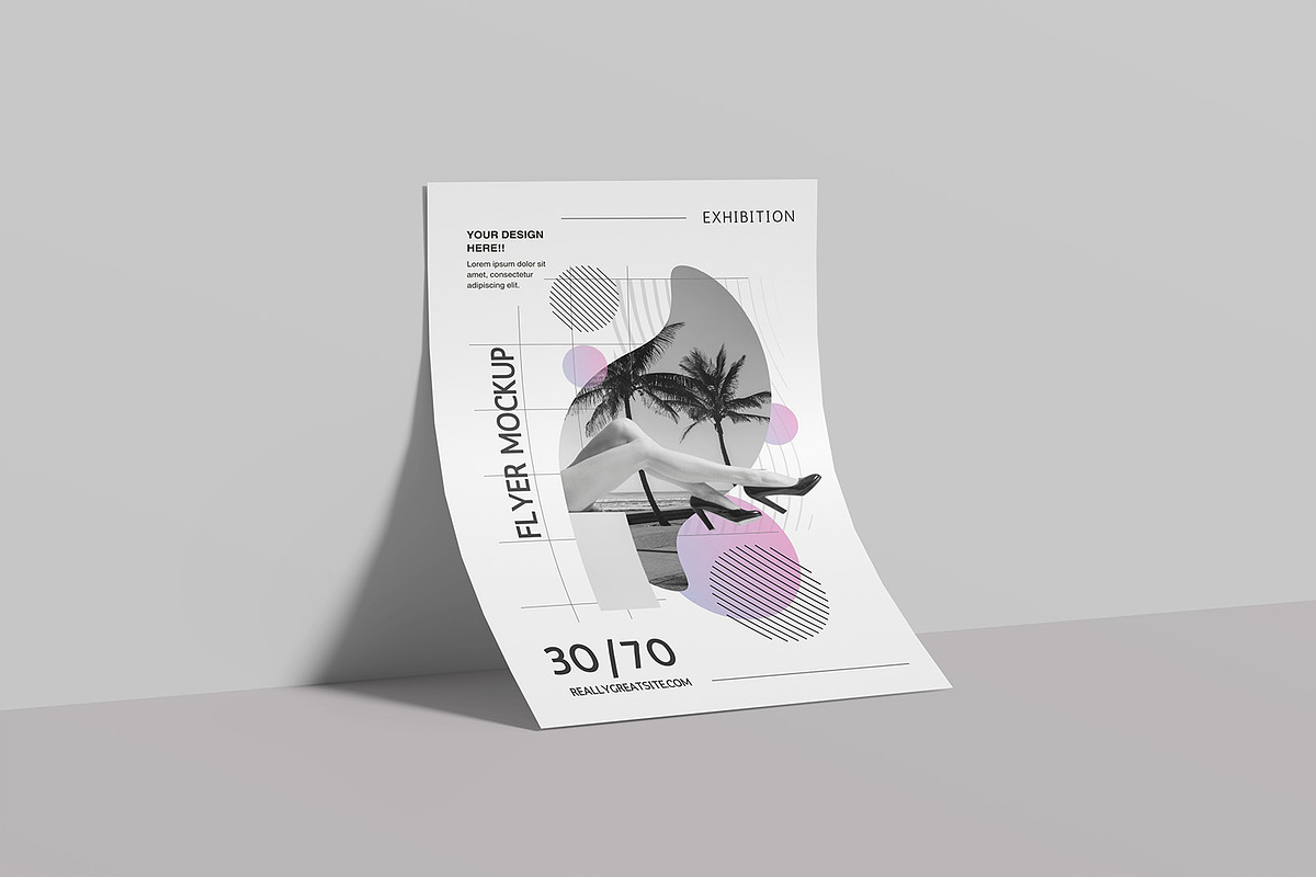 A4 Flyer Mockup, a Product Mockup by ZifaraDesign (Photo 7 of 11)