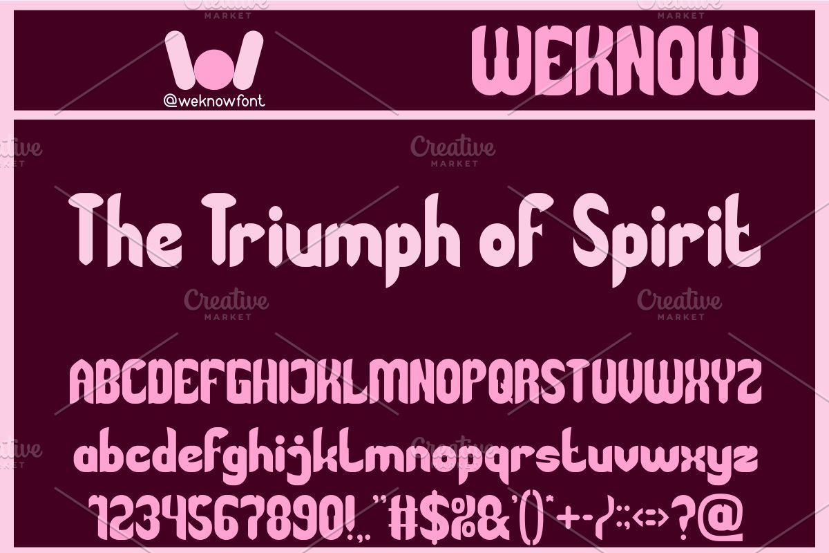 Ascension font, a Font by weknow (Photo 3 of 8)