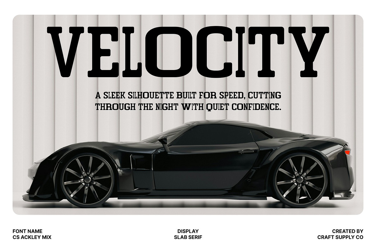 CS Ackley Mix, a Slab Serif Font by Craft Supply Co. (Photo 5 of 8)