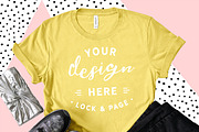 Bella Canvas 3001 Graphic Mockups, a Shirt Mockup by lock and page (Thumbnail 14 of 65)