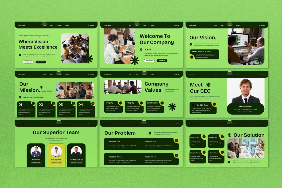 Company Profile Keynote preview 2