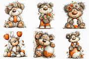 Whimsical Easter Bear Clipart, an Illustration by Craft Nest (Thumbnail 6 of 9)