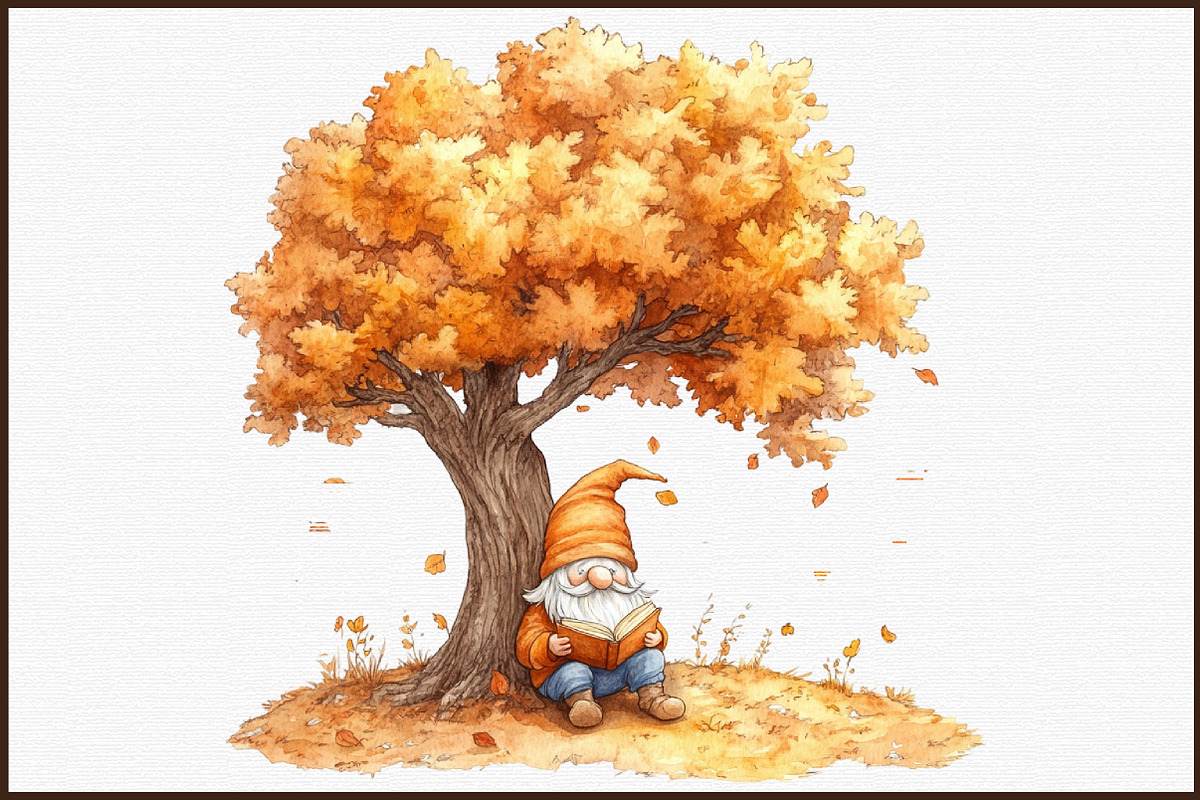 Fall Autumn Gnomes, Gnome Clipart, an Illustration by Sublimation Artist (Photo 3 of 6)