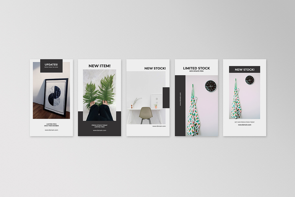 100 MINIMAL INSTAGRAM STORIES BUNDLE, a Social Media Template by Medianeka (Photo 7 of 13)