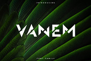 Vanem Font Family – Display Font, a Font by RC graphics (Thumbnail 1 of 8)