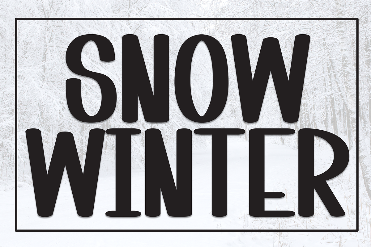 Snow Winter | Script Font, a Script Font by Scratchones (Photo 1 of 8)