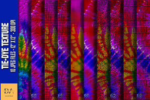 Tie-Dye Texture Digital Papers #78