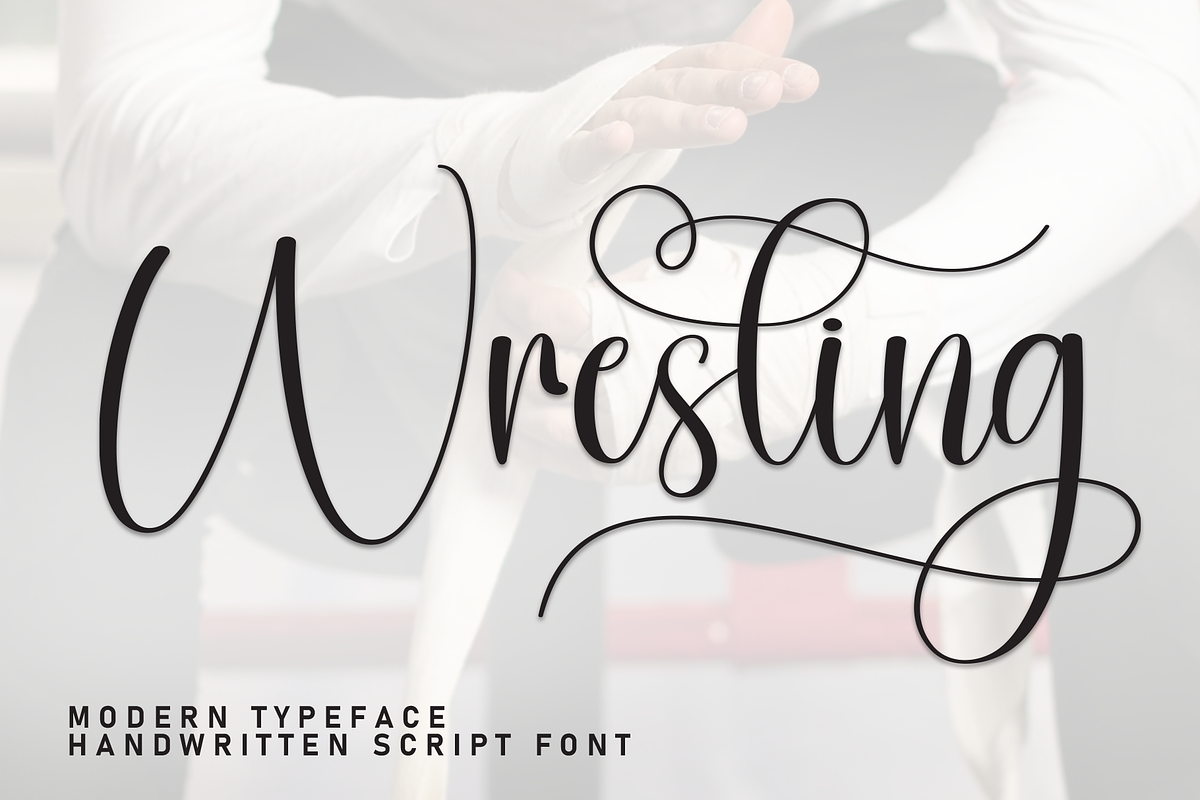Wresling | Script Font, a Handwritten Font by Scratchones (Photo 1 of 9)