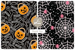 Halloween Vector Pattern, a Pattern Graphic by lindoet23