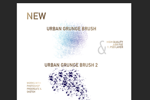 Urban Grunge Brush Set